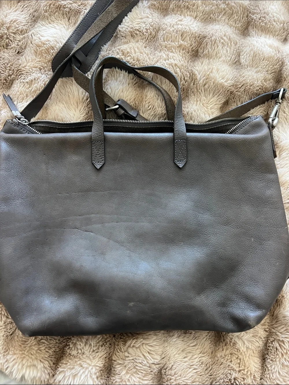Madewell spacious leather